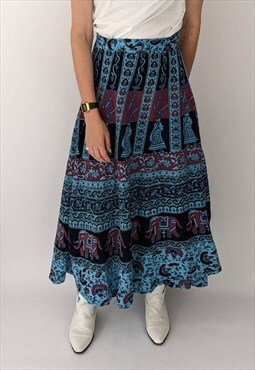 Vintage Indian Wrap Skirt