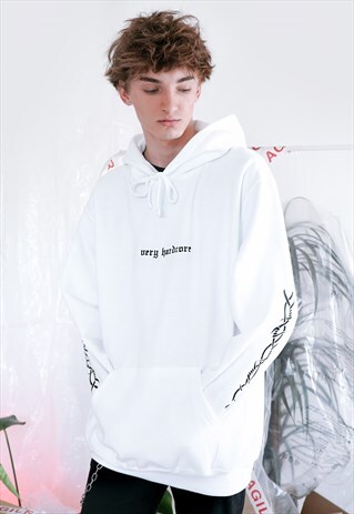 VERY HARDCORE EMBROIDERED HOODIE