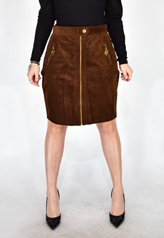 MOSCHINO BROWN SHORT SKIRT