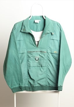 Vintage Challenger Team Windbreaker 1/3 zip Green Jacket L