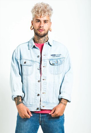 VINTAGE 80S ORIGINAL LEE BASIC DENIM JACKET/ S6733