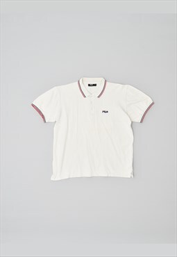 Vintage Fila Polo Shirt White