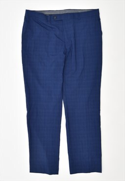 Vintage Tommy Hilfiger Trousers Slim Suit Check Blue