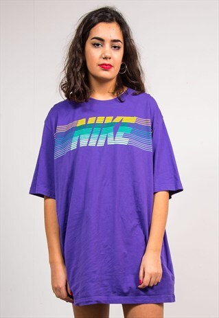 VINTAGE 90'S PURPLE NIKE OVERSIZE T-SHIRT