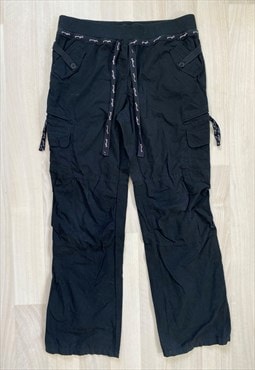Y2K Black Cargo Trousers