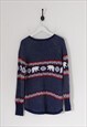 POLAR BEAR CHRISTMAS JUMPER NAVY BLUE XL- BV11957