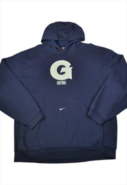 Vintage Nike G Football Hoodie Sweater Navy XXL