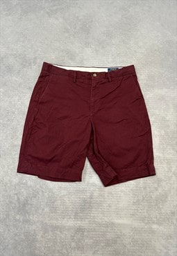 Polo Ralph Lauren Shorts Red Chino Shorts 