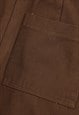 PARACHUTE JOGGERS CARGO POCKET PANTS RAVE TROUSERS IN BROWN