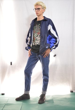 THREE COLOUR VINTAGE 80'S JACKET