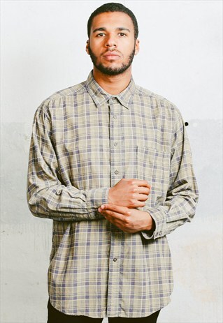 VINTAGE PATTERNED CORDUROY SHIRT