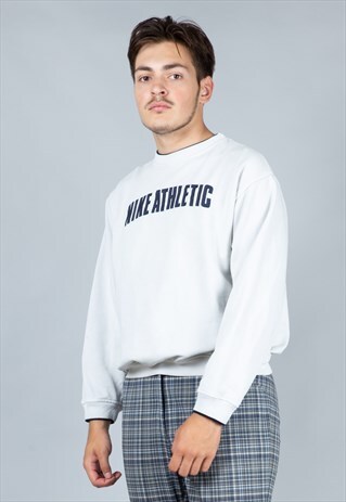 VINTAGE 90S EMBROIDERED NIKE ATHLETIC SWEATSHIRT