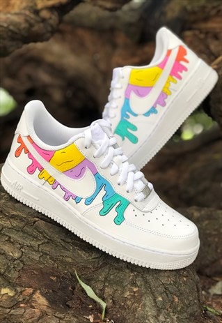 Custom Nike air force 1 bubble drip af1 | Illusive soles | ASOS Marketplace