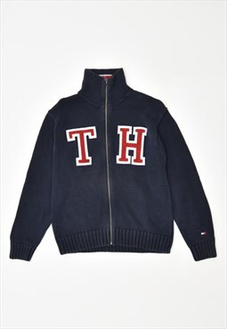 Vintage Tommy Hilfiger Cardigan Sweater Navy Blue