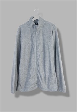 Vintage Starter Fleece With Zip in Grey XXL