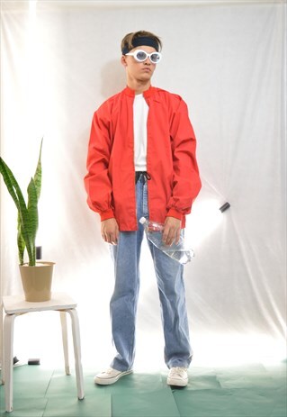 ICA LOGO RED BOMBER JACKET
