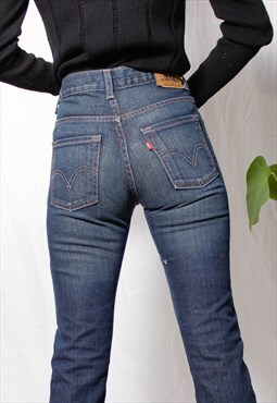 90s grunge y2k basic Levi's 510 high waist skinny jeans