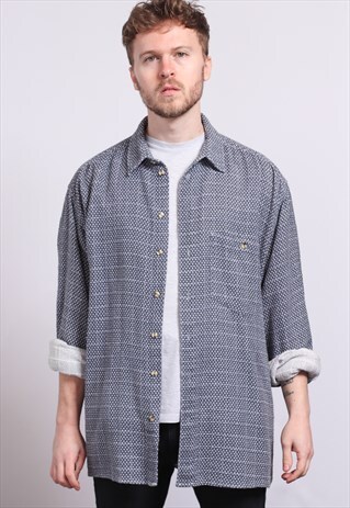 VINTAGE OVERSIZED COTTON SHIRT