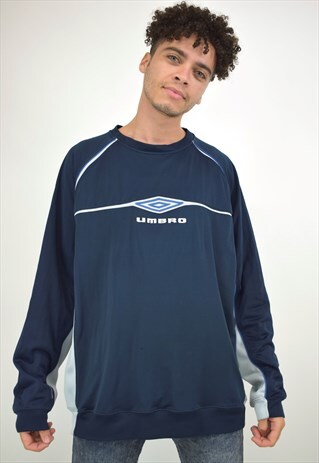 VINTAGE 90S UMBRO NAVY SWEATER