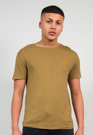 RALPH LAUREN LIGHT BROWN T-SHIRT