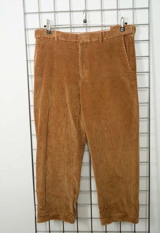 Vintage 90s Corduroy Skater Cords brown Size 38/28'