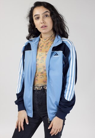 VINTAGE ADIDAS 90'S BLUE SPORTS JACKET