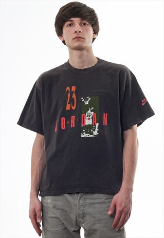 VINTAGE NIKE AIR JORDAN TEE 90S BLACK