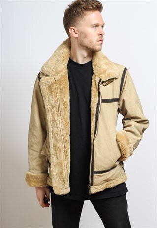 VINTAGE LEATHER AVIATOR JACKET