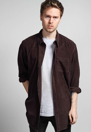 VINTAGE OVERSIZED CORDUROY SHIRT