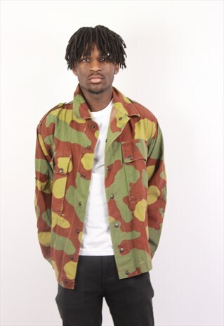 VINTAGE GENUINE CAMO ARMY JACKET