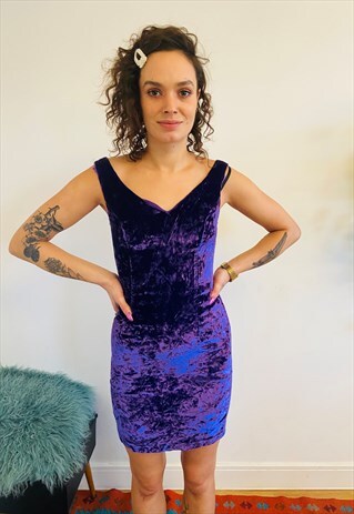 VELVET BODYCON DRESS