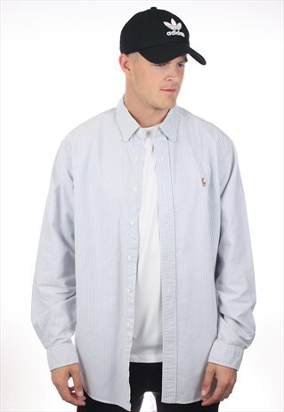 VINTAGE POLO RALPH LAUREN STRIPED LONG SLEEVE SHIRT