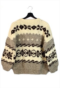 80s Scandinavian pure wool sweater vintage jumper Denmark