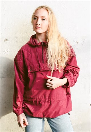 VINTAGE 90S FLEECE JACKET HOODIE