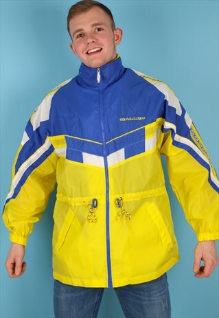 VINTAGE WINDBREAKER JACKET IN MULTI NJ522B