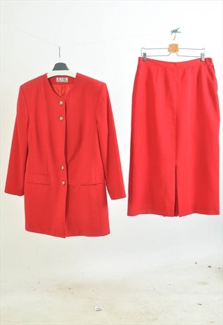 VINTAGE 90S SUIT IN RED