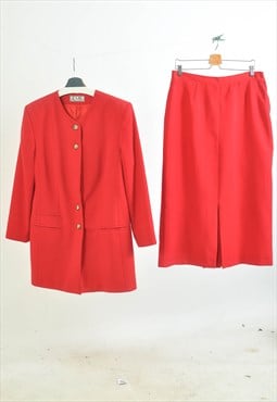 VINTAGE 90S suit in red