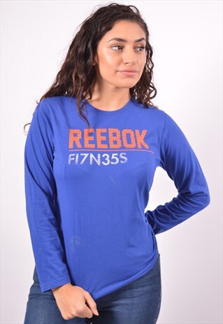 VINTAGE REEBOK TOP LONG SLEEVE BLUE