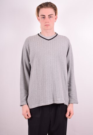 LEVI'S MENS VINTAGE SWEATSHIRT JUMPER XL GREY 90S