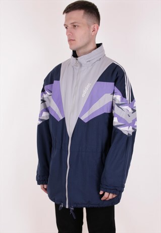 90S VINTAGE ADIDAS SHELL PADDED COAT AA10903