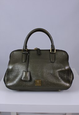 Mcm vintage duffels bag rarity leather monogram golden