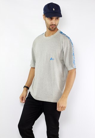 ASICS T-SHIRT TAPED T-SHIRT VINTAGE 90S ASICS