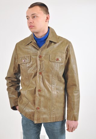 VINTAGE REAL LEATHER JACKET