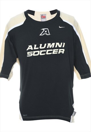 VINTAGE NIKE ALUMNI SOCCER PRINTED T-SHIRT - L