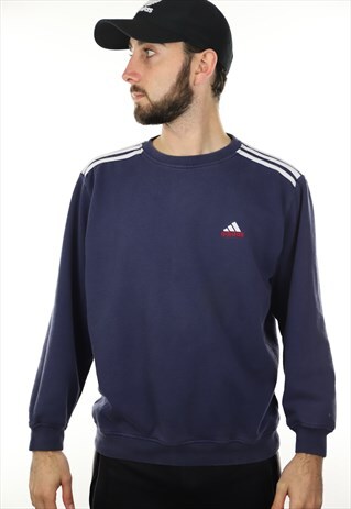 VINTAGE 90S ADIDAS SMALL LOGO SWEATSHIRT JUMPER
