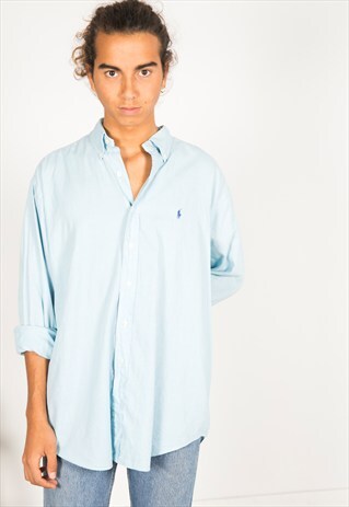 VINTAGE 80S POLO RALPH LAUREN SHIRT / R056