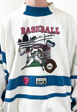 Vintage 80s Pitcher Baseball American Pirates sweatshirt 