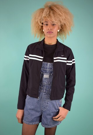 VINTAGE 90'S NIKE CROPPED TRACK JACKET