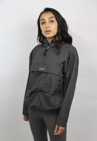 VINTAGE ASICS GREY SPORTS JACKET