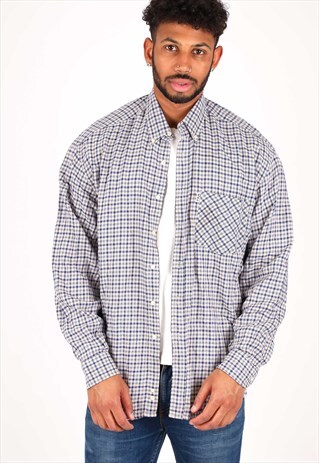 VINTAGE FILA CHECK SHIRT NS750